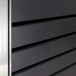 Zelsius Mülltonnenbox Für Eine Mülltonne | Anthrazit, Tür In Holzoptik | Edelstahl -Camping Store MBOX7E muelltonnenbox Bild6 2000px 1280x1280 3