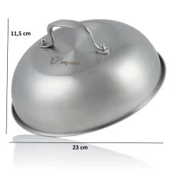 BBQ-Toro Edelstahl Wärmeglocke (4 Stück) | Ø 23 Cm | Servierglocke, Glosche -Camping Store MD1 waermeglocke bild3 2000px 1280x1280 1