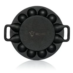 BBQ-Toro Gusseisen Poffertjes Pfanne | Förtchenpfanne Für 19 Förtchen | Ø 24 Cm -Camping Store PAN21 poffertjes pfanne bild2 2000px 1280x1280