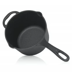 BBQ-Toro Gusseisen Stielkasserolle Mit Deckel | 2 Liter | Für Kleinere Portionen, Suppen Oder Saucen -Camping Store PAN24 stieltopf mit deckel bild2 1280x1280