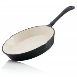 Mahlzeit 3-teiliges Pfannenset, Ø 24cm, Ø 29,5cm, Ø 29cm, Blue Berry, Gußeisenbratpfanne -Camping Store PAN25Eb bratpfanne emailliert bild1 2000px 1280x1280