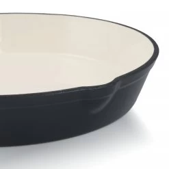 Mahlzeit 3-teiliges Pfannenset, Ø 24cm, Ø 29,5cm, Ø 29cm, Blue Berry, Gußeisenbratpfanne -Camping Store PAN25Eb bratpfanne emailliert bild4 2000px neu 1280x1280