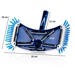 Zelsius Poolbürste Mit Seitenbürsten | Bodenreiniger Für Ø 32 / 38 Mm Schlauch -Camping Store PB02 poolbuerste masse 2000px 1280x1280