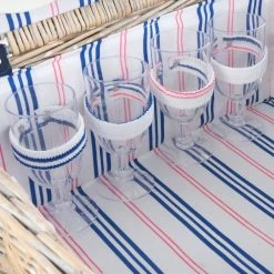 CampFeuer Picknickkorb 4 Personen Mit Geschirr-Set, 21-teilig, Weidenkorb Mit Kunstlederriemen -Camping Store PINIKO2 Picknickkorb Bild4 2000px 1280x1280