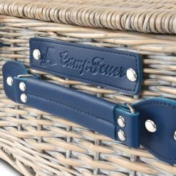 CampFeuer Picknickkorb 4 Personen Mit Geschirr-Set, 21-teilig, Weidenkorb Mit Kunstlederriemen -Camping Store PINIKO2 Picknickkorb Bild6 2000px 1280x1280