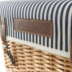 CampFeuer Picknickkorb 4 Personen Mit Serviertisch Und Geschirr-Set, 25-teilig, Weidenkorb -Camping Store PINIKO4 Picknickkorb Bild4 2000px 1280x1280