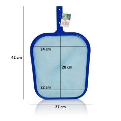 Zelsius Pool Kescher | Poolkescher Feinmaschig - 42 X 27 Cm | Skimmer Pool -Camping Store PK1 poolkescher masse 2000px 1280x1280