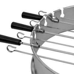 BBQ-Toro Grillspieß Set Für Ø 57 Cm Kugelgrill | 7 Edelstahl Spieße -Camping Store R57SKE2 spiess kugelgrill bild2 2000px 1280x1280