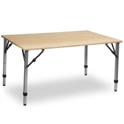 CampFeuer Bambus Campingtisch 100 X 65 Cm, Klapptisch, Faltbarer Bambustisch, Gartentisch
