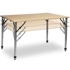 CampFeuer Bambus Campingtisch 100 X 72 Cm, Klapptisch, Faltbarer Bambustisch, Gartentisch -Camping Store TIS2 Bambustisch Bild10 2000px 1280x1280