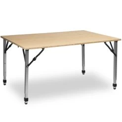 CampFeuer Bambus Campingtisch 100 X 72 Cm, Klapptisch, Faltbarer Bambustisch, Gartentisch