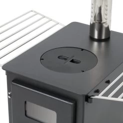 CampFeuer Zeltofen | 54,5 X 38,5 X 259,5 Cm | Zeltheizung Camping, Zelt Ofen Outdoor 17 CampFeuer Zeltofen | 54,5 X 38,5 X 259,5 Cm | Zeltheizung Camping, Zelt Ofen Outdoor -Camping Store ZO2 zeltofen eckig fenster bild3 2000px neu 1280x1280