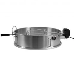 BBQ-Toro Edelstahl Pizzaring Set Mit Grillspieß Für Ø 57 Cm Kugelgrill -Camping Store a57prsps pizzaaufsatz grillspiess bild2 2000px 1280x1280