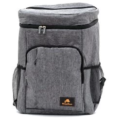 CampFeuer Kühlrucksack | Grau | 20 Liter Isoliertasche