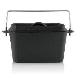 BBQ-Toro Gusseisen Backtopf | 2 Liter | BBQ Dutch Oven Topf, Bräter Mit Deckel -Camping Store bake1 dutch oven bild3 2000px 1280x1280