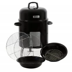 BBQ-Toro Räuchertonne Beech Ø 43,5 Cm | Räucherofen BBQ Smoker Holzkohlegrill