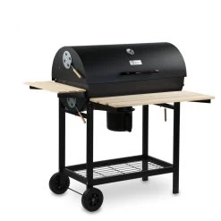 BBQ-Toro Holzkohle Grillwagen | Ø 42 X (L) 80 Cm | Premium Kohle Smoker Fahrbar -Camping Store bbq11 holzkohlegrill smoker bild4 2000px 1280x1280