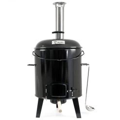 BBQ-Toro Emaillierte Gulaschkanone Mit Deckel, Kessel 17L Und Pfanne -Camping Store bbq12 eintopfofen bild1 2000px 1280x1280