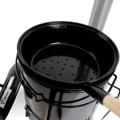 BBQ-Toro Emaillierte Gulaschkanone Mit Deckel, Kessel 17L Und Pfanne -Camping Store bbq12 eintopfofen bild4 2000px 1280x1280