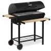 BBQ-Toro Holzkohle Grillwagen | Premium Holzkohlegrillwagen Fahrbar, Inkl. Thermometer, Smoker Grill -Camping Store bbq13 holzkohlegrill bild1 2000px 1280x1280