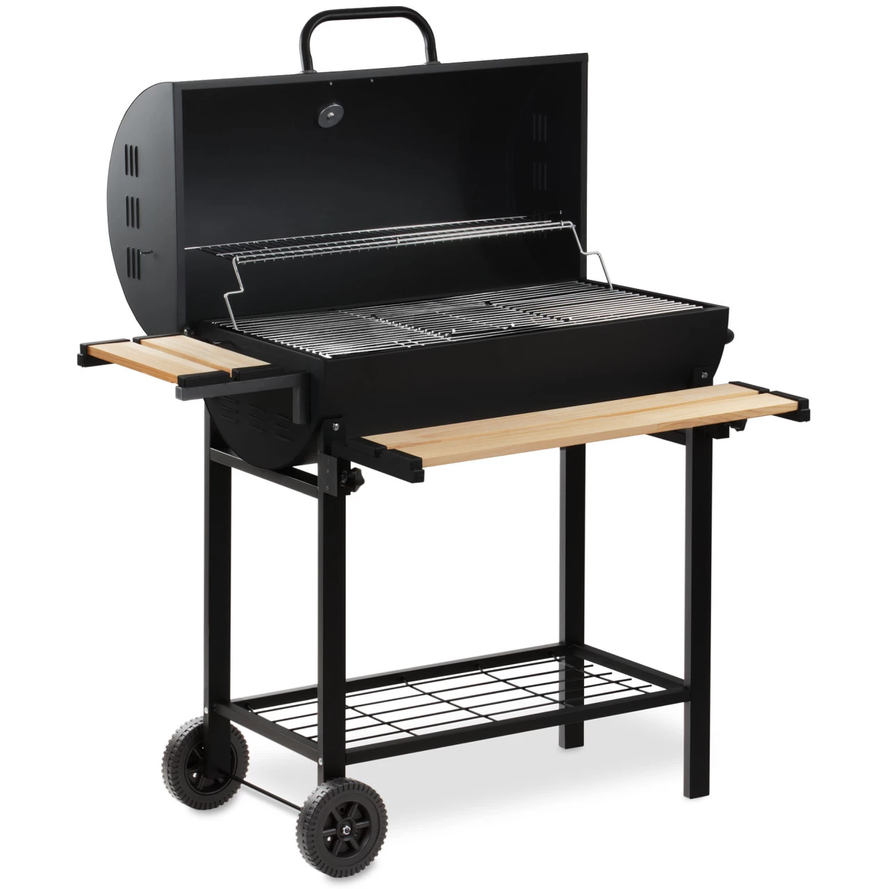 BBQ-Toro Holzkohle Grillwagen | Premium Holzkohlegrillwagen Fahrbar, Inkl. Thermometer, Smoker Grill 7 BBQ-Toro Holzkohle Grillwagen | Premium Holzkohlegrillwagen Fahrbar, Inkl. Thermometer, Smoker Grill – Bild 5