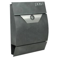 Zelsius - Wandbriefkasten "Samburu", Meliert Grau