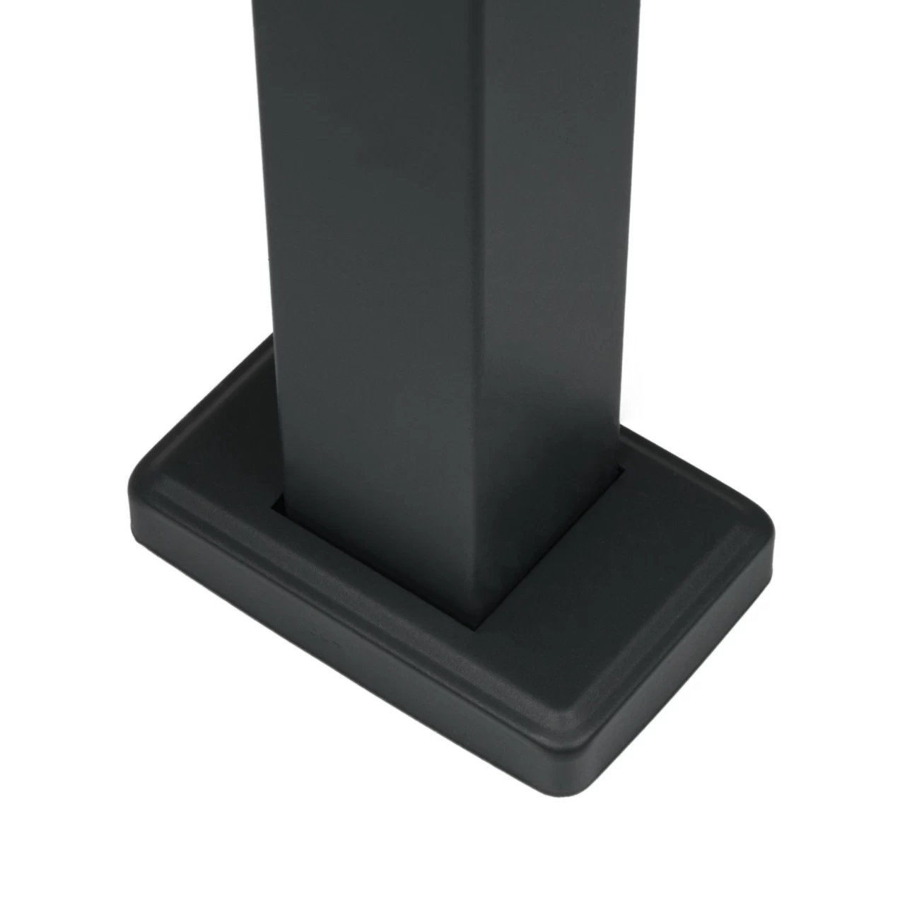 Zelsius Universal Stahl Briefkastenständer, RAL 7016 Anthrazit, Standfuß Für Wandbriefkasten 6 Zelsius Universal Stahl Briefkastenständer, RAL 7016 Anthrazit, Standfuß Für Wandbriefkasten – Bild 4