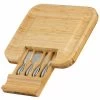 Mahlzeit Bambus Käsebrett Mit Käsemesser | 36 X 34 X 5 Cm | Käseplatte Holz -Camping Store bre2 schneidebrett bild1 2000px 1280x1280