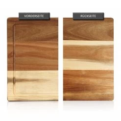 Mahlzeit Akazien Schneidebrett 40 X 30 X 3 Cm | Schneidebrett Holz Mit Saftrille -Camping Store bre3 akazien schneidebrett 7 2000px 1280x1280