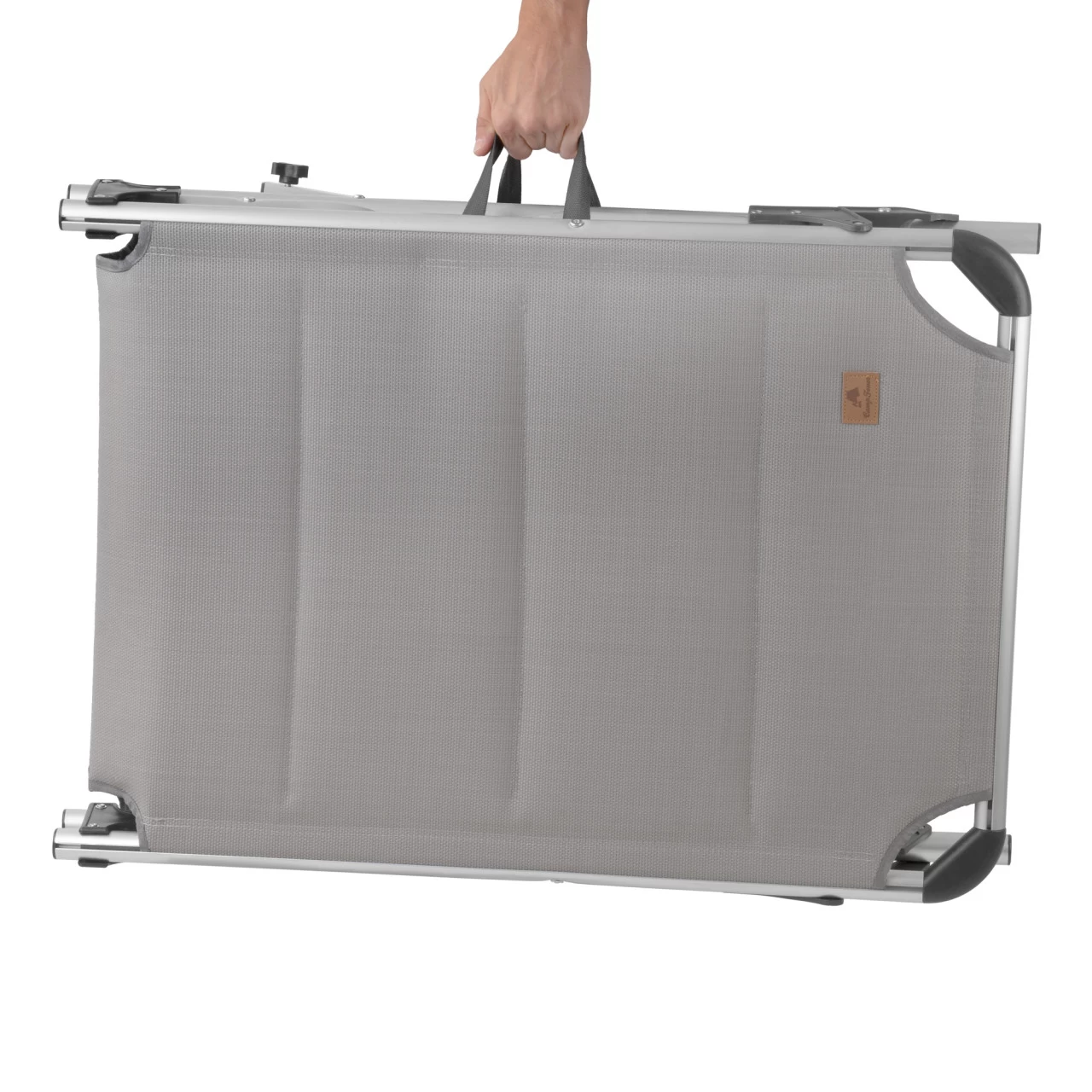 CampFeuer Sonnenliege Mit Dach, Grau, Alu Campingliege, Gartenliege Mit Sonnendach 9 CampFeuer Sonnenliege Mit Dach, Grau, Alu Campingliege, Gartenliege Mit Sonnendach – Bild 7