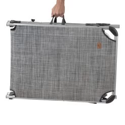 CampFeuer Sonnenliege Mit Dach, Grau Meliert, Alu Campingliege, Gartenliege Mit Sonnendach 15 CampFeuer Sonnenliege Mit Dach, Grau Meliert, Alu Campingliege, Gartenliege Mit Sonnendach -Camping Store cali13m Gartenliege mit Sonnenschutz bild3 2000px 1280x1280