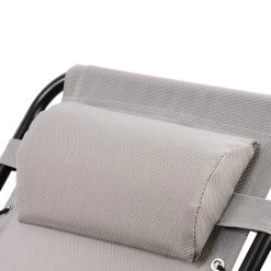 CampFeuer Sonnenliege, Grau, Alu Campingliege, Liegestuhl, Gartenliege Mit Getränkefach -Camping Store cali15g camping liegestuhl bild4 2000px 1280x1280