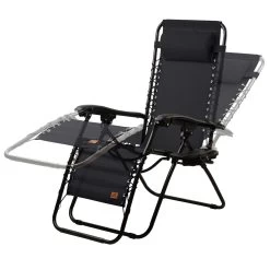 CampFeuer Sonnenliege, Schwarz, Alu Campingliege, Liegestuhl, Relaxliege, Gartenliege Mit Getränkefa -Camping Store cali15s camping liegestuhl bild2 2000px 1280x1280