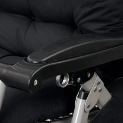 CampFeuer Sonnenliege, Schwarz, Campingliege, Liegestuhl, Relaxliege, Gartenliege Mit Getränkefach -Camping Store cali16a cali16s camping liegestuhl bild5 2000px 1280x1280