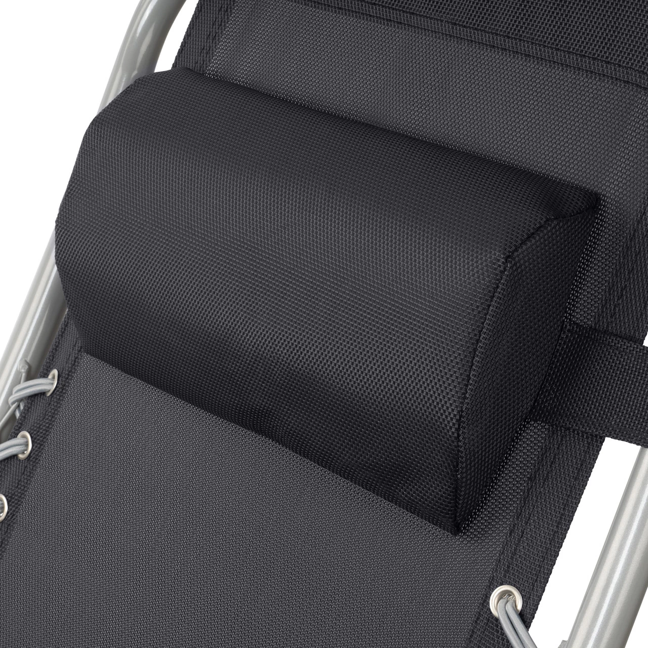 CampFeuer Sonnenliege, Anthrazit, Campingliege, Liegestuhl, Relaxliege, Gartenliege Mit Getränkefach 7 CampFeuer Sonnenliege, Anthrazit, Campingliege, Liegestuhl, Relaxliege, Gartenliege Mit Getränkefach – Bild 5