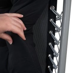 CampFeuer Sonnenliege, Schwarz, Campingliege, Liegestuhl, Relaxliege, Gartenliege Mit Getränkefach -Camping Store cali16s camping liegestuhl bild6 2000px 1280x1280