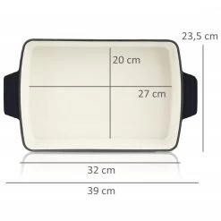 Mahlzeit 3-teiliges Gusseisen Set | Ø 29,5 Cm, 3,8 Liter, 10,8 Liter | Blue Berry | Kochset, Topfset -Camping Store cas01b backtopf eckig massbild 2000px neu 1280x1280