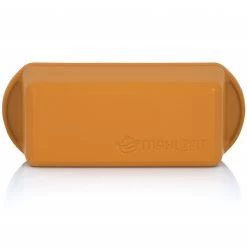 Mahlzeit Gusseisen Auflaufform Eckig 1,6 Liter | Sunny Orange | Induktionsgeeignet, Inkl. 2 Griffe -Camping Store cas02o backtopf eckig bild4 2000px 1280x1280