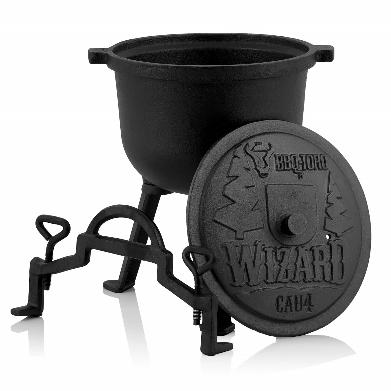BBQ-Toro Zauberkessel "Wizard" | 4 Liter Kochtopf Aus Gusseisen 3 BBQ-Toro Zauberkessel "Wizard" | 4 Liter Kochtopf Aus Gusseisen