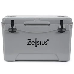 Zelsius Kühlbox Grau 50 Liter | Cooling Box Ideal Für Auto Camping -Camping Store cbox2g cooler box grau bild2 2000px 1280x1280