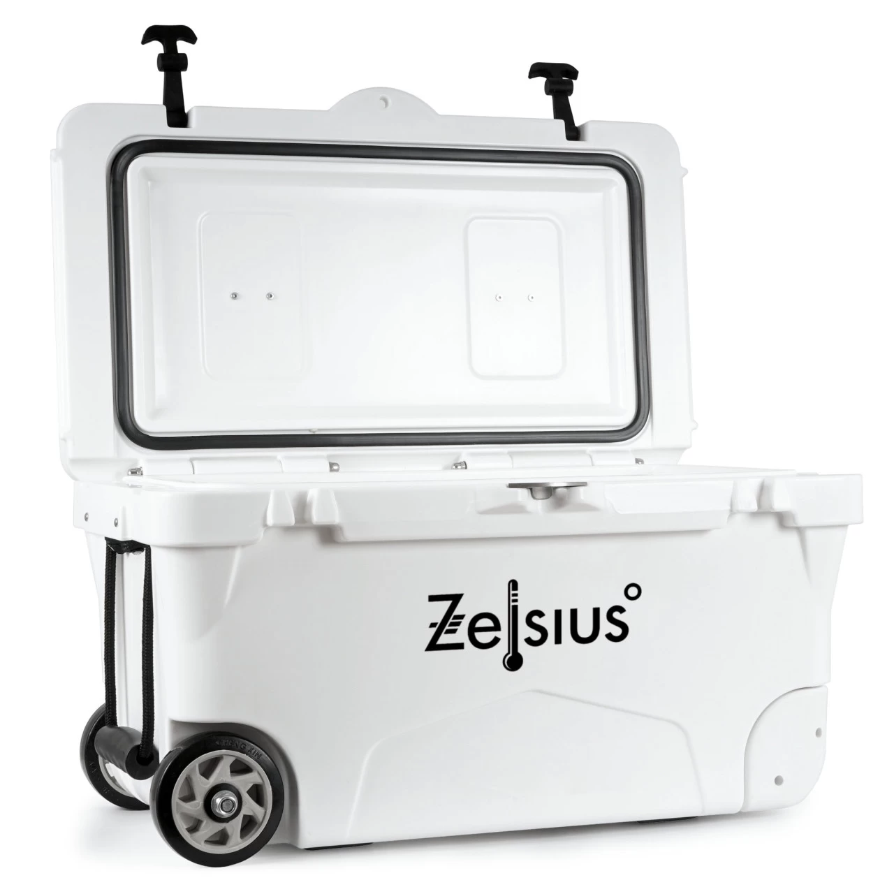Zelsius Kühlbox Weiß 50 Liter Mit Räder | Cooling Box Für Auto Camping 4 Zelsius Kühlbox Weiß 50 Liter Mit Räder | Cooling Box Für Auto Camping – Bild 2