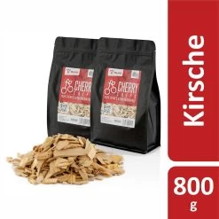 BBQ-Toro Cherry Smoker Chips (800 G) Räucherchips Aus Kirschholz