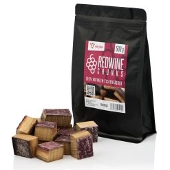 BBQ-Toro Redwine Chunks | 500 G | Aus 100% Rotwein-Eichenfässer -Camping Store chuvin500 chunks redwine bild1 2000px 1280x1280