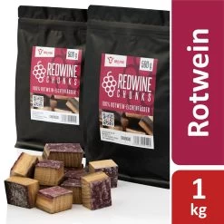BBQ-Toro Redwine Chunks | 1 Kg | Aus 100% Rotwein-Eichenfässer