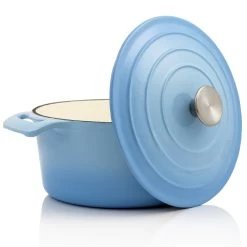 BBQ-Toro Cocotte | 4,0 Liter - Ø 24 Cm | Gusseisen, Emailliert, Blau 11 BBQ-Toro Cocotte | 4,0 Liter - Ø 24 Cm | Gusseisen, Emailliert, Blau -Camping Store co01 cocotte bild1 2000px 1280x1280