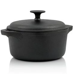 BBQ-Toro Gusseisen Cocotte | 4 Liter, Ø 22,5 Cm | Rund | Bräter Mit Deckel