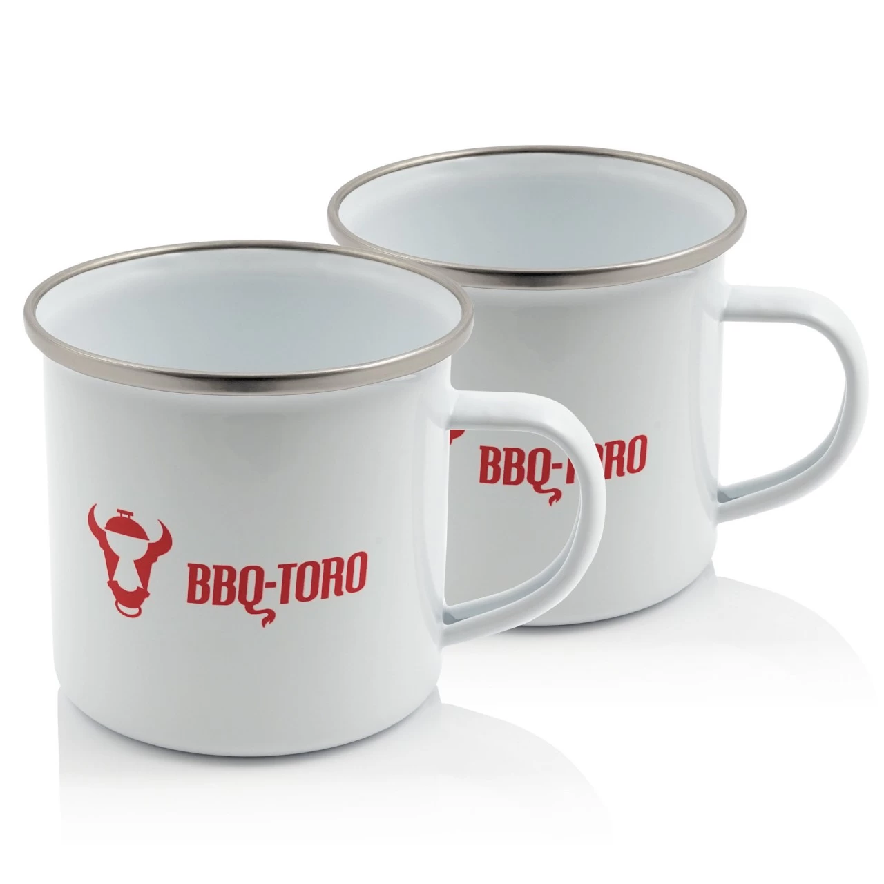 BBQ-Toro Emaille Tasse (2 Stück) | 350 Ml | Emaillebecher Für Camping, Outdoor 3 BBQ-Toro Emaille Tasse (2 Stück) | 350 Ml | Emaillebecher Für Camping, Outdoor