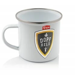 BBQ-Toro Emaille Tasse "Dopfheld" | 350 Ml | Emaillebecher Für Camping, Outdoor