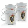 BBQ-Toro Emaille Tasse "Dopfheld" (4 Stück) | 350 Ml | Camping Emaillebecher -Camping Store cup3 set4 edelstahl tasse bild1 2000px 1280x1280