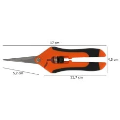 Zelsius 2er Set Ernteschere | Gerade Klinge | Ergonomischer Griff | Orange -Camping Store cut1 ernteschere bild4 2000px 1280x1280 2
